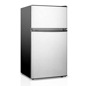 HAILANG 3.2 Cu.Ft Mini Fridge with Freezer
