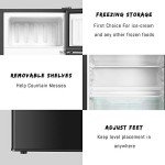 HAILANG 3.2 Cu.Ft Mini Fridge with Freezer