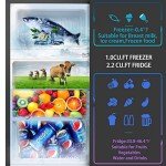 HAILANG 3.2 Cu.Ft Mini Fridge with Freezer