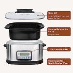 Spoonlemon 6.5 Quart 11-in-1 Multi Cooker
