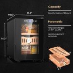 18L Electric Fridge with Digital Hygrometer & LED Screen