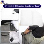 Whirlpool Kenmore Maytag Dishwasher Sound Shield Replacement