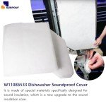 Whirlpool Kenmore Maytag Dishwasher Sound Shield Replacement