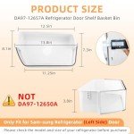 Samsung Refrigerator Left Door Shelf Bin Replacement