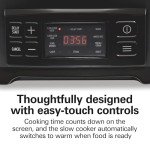 Hamilton Beach 9-in-1 Programmable Slow Cooker, Black