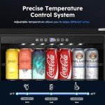 24" Beverage Refrigerator with Glass Door & Racks