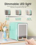 Dimmable LED Mini Fridge for Skincare & Cosmetics