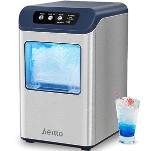 Aeitto Countertop Nugget Ice Maker - 55 lbs/Day