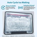 Aeitto Countertop Nugget Ice Maker - 55 lbs/Day