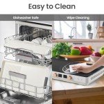 Olayks 2-Burner Induction Cooktop with Griddle Pan