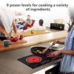 Noxton 2-Burner Electric Cooktop with Timer & Safety Lock