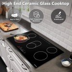 36" ECOTOUCH 5-Burner Electric Cooktop with Quick Boil