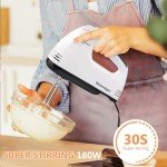 Showvigor Electric Hand Mixer with 5 Accessories