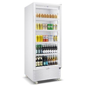 Tylza 14.8 Cu Ft Glass Door Beverage Cooler
