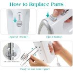 5-Speed Electric Hand Mixer with Storage Case