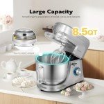VIVOHOME 6-in-1 Stand Mixer with 8.5 Quart Bowl