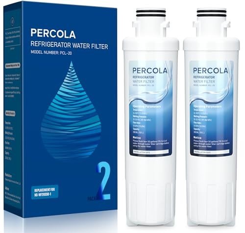 PERCOLA 2-Pack Water Filter for Insignia Refrigerators