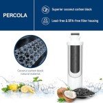 PERCOLA 2-Pack Water Filter for Insignia Refrigerators