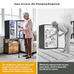 Herture Mini Fridge Stand with 3 Storage Options