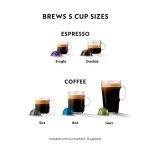 Nespresso VertuoPlus Coffee Machine with Frother - Black