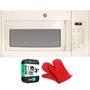 GE 1.6 Cu. Ft. Over-the-Range Microwave Oven Bundle