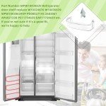 Freezer Door Shelf Bin for Whirlpool Kenmore Refrigerators