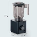 Chefman Obliterator 48 oz Powerful Blender - Midnight