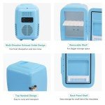 CROWNFUL 4L Mini Fridge - Portable Cooler & Warmer