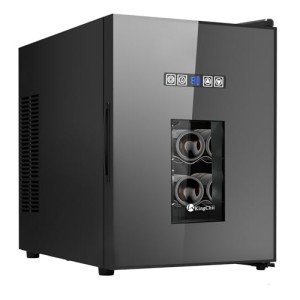 16-Bottle Freestanding Wine Cooler with Glass Door