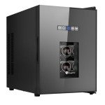 16-Bottle Freestanding Wine Cooler with Glass Door