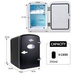 Koolatron 4L Retro Mini Fridge for Skincare