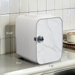 Dancing Daisy Mini 4L Skincare Fridge - Marble White