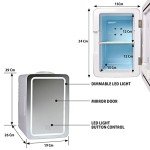 Koolatron 6L Portable Makeup Fridge with Mirror