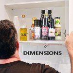 Clear Rotating Lazy Susan Fridge Organizer 1pc