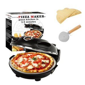 AplysiaTech 12-Inch Electric Pizza Oven (Black)