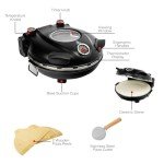 AplysiaTech 12-Inch Electric Pizza Oven (Black)