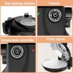 AplysiaTech 12-Inch Electric Pizza Oven (Black)