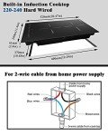 Karinear 12" Induction Cooktop with 2 Burners