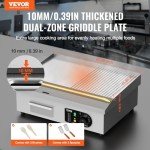 VEVOR 22" Stainless Steel Electric Griddle Grill