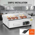 VEVOR 22" Stainless Steel Electric Griddle Grill
