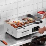 VEVOR 22" Stainless Steel Electric Griddle Grill