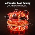 TMEDW 12-Inch Portable Electric Pizza Oven