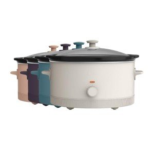 Bella 6.0 Qt Manual Slow Cooker with Nonstick Coating