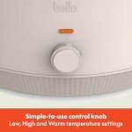 Bella 6.0 Qt Manual Slow Cooker with Nonstick Coating