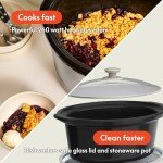 Bella 6.0 Qt Manual Slow Cooker with Nonstick Coating
