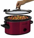 Crock-Pot 6-Quart Portable Slow Cooker, Red