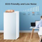 Kismile 6.0 Cu. Ft. Upright Freezer - White