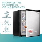 EUHOMY 2.1 Cu. Ft. Compact Upright Freezer