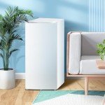 Kismile 6.0 Cu. Ft. Upright Freezer - White