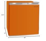 Frigidaire 1.6 Cu Ft Compact Fridge - Orange